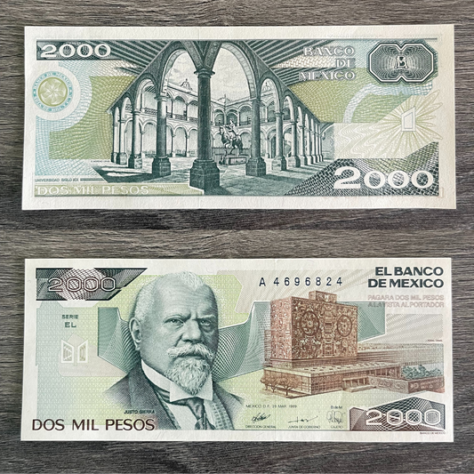 Billete de dos mil pesos