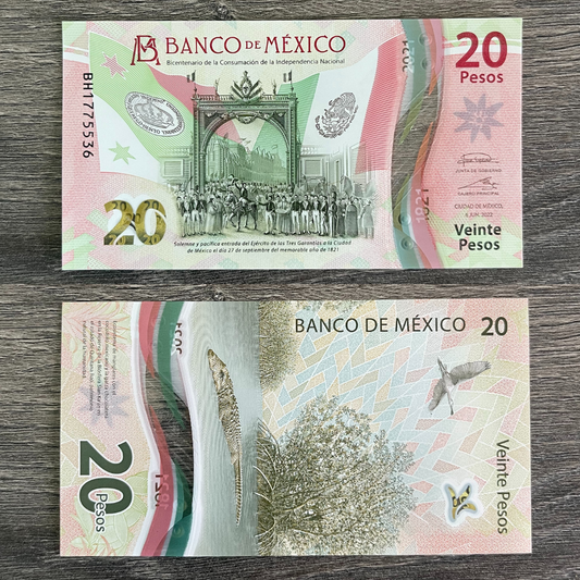 Billete de 20 pesos