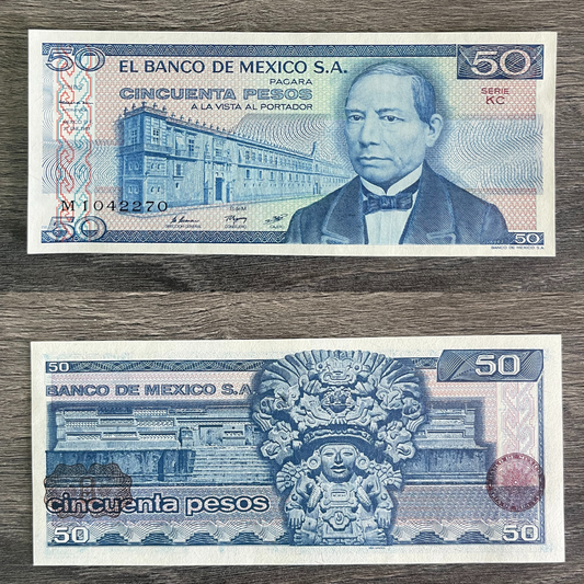 Billete de cincuenta pesos